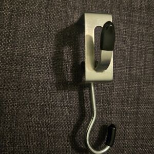 Metal With Coated Edges Purse Or Bag Hook - 2 Hooks In One - 3 Available